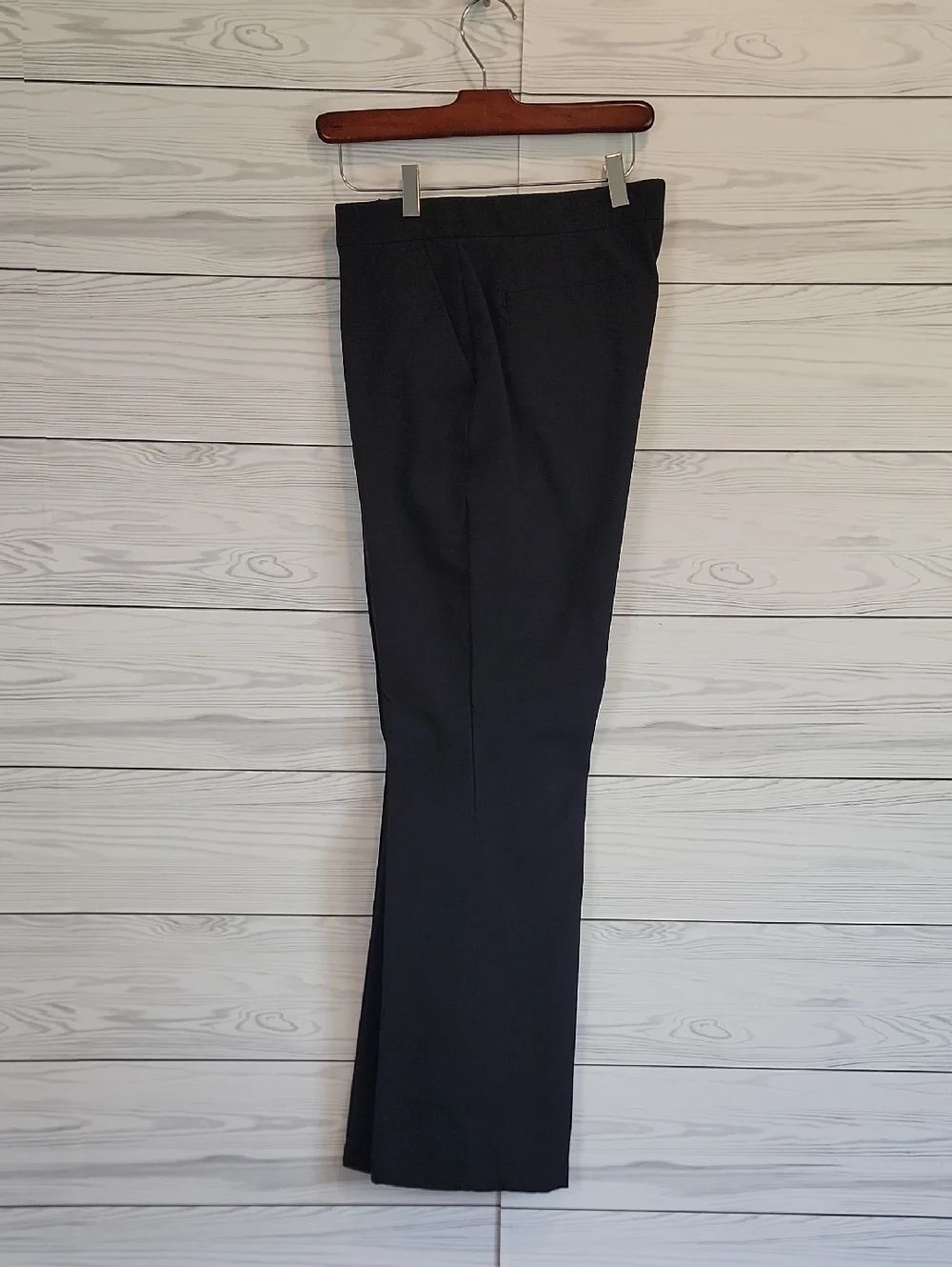 Lands' End Trousers Wide Boot Leg Womens Dress Pants - Black Size 12
